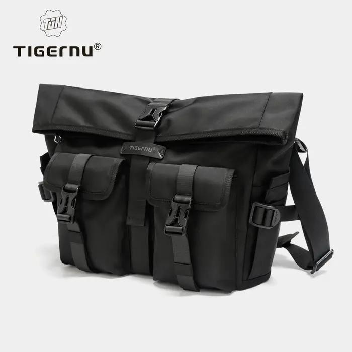 Tigernu mode sacs à bandoulière pour hommes sacs à bandoulière mâle sacs extensibles 13.3 pouces poc