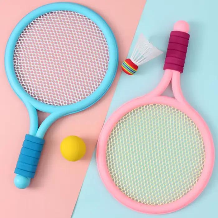 Raquette de Tennis pour enfants, Sports de plein air, balle de Badminton, ensemble de jouets de mate