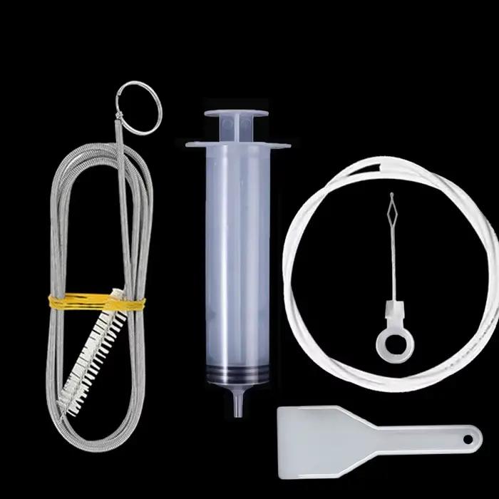 Dissolvant de bouchons de trou de vidange de réfrigérateur, outils de nettoyage de drague, brosse de