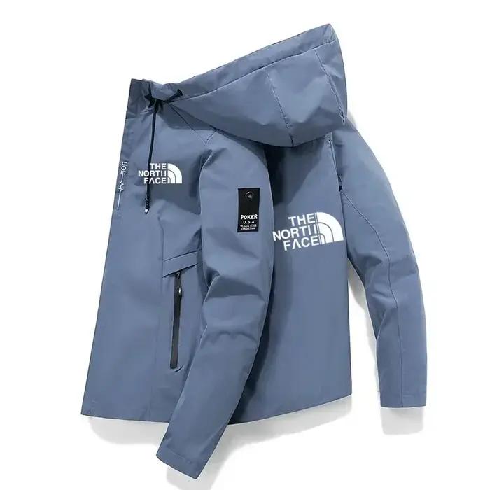 Nouvelle veste coupe-vent pour homme 2026, veste de baseball à capuche zippée, veste décontractée po