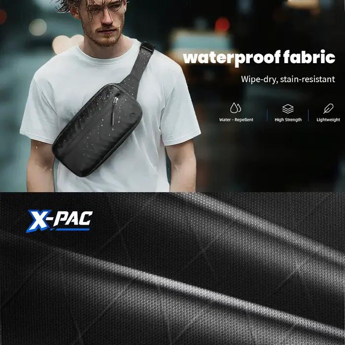 Heroic Knight – sac à bandoulière en tissu X-Pac pour hommes, sac de voyage unisexe imperméable, gra