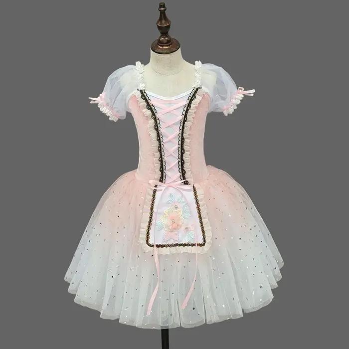 Jupe de ballet pour enfants, jupe de danse pour filles, jupe de ballet pour programme de danse scola