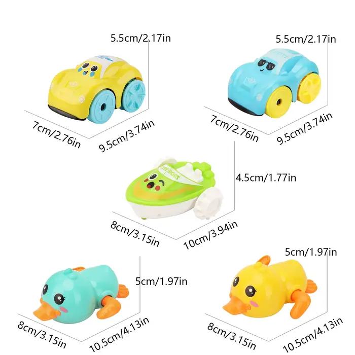 Jouets de bain pour bébé, canard de natation mignon, jouets de jeu d'eau, voiture mécanique, véhicul