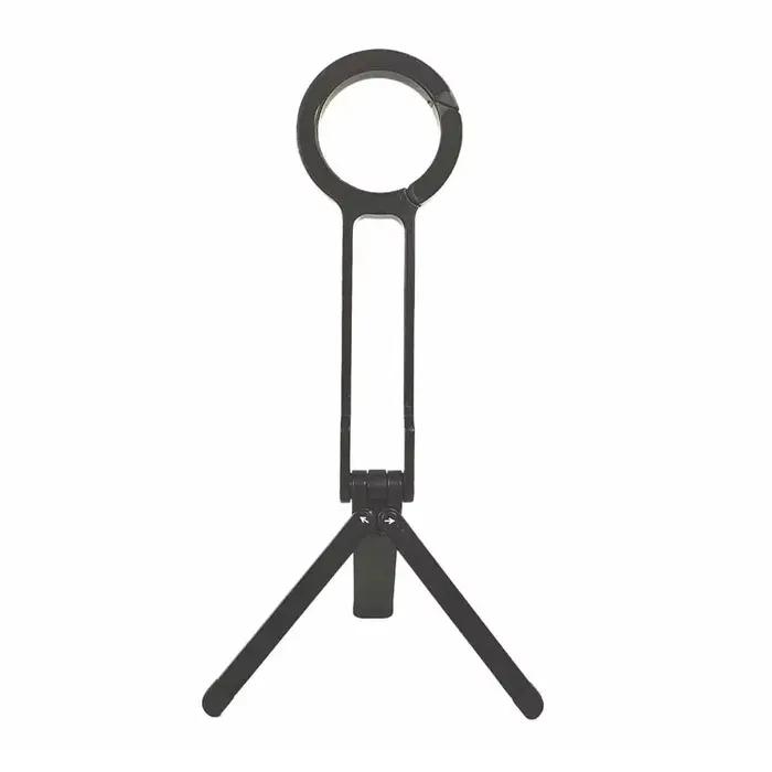 Trépied de téléphone pliable monté sur mousqueton pour iPhone 17 16 15, trépied magnétique Portable