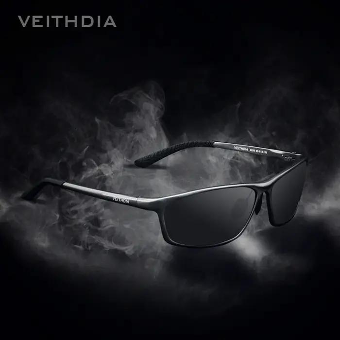 VEITHDIA lunettes de soleil polarisées Vintage pour hommes femmes UV400 Sport lunettes de conduite e