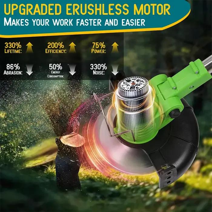 Nouveauté outils de jardinage tondeuses à gazon sans fil coupe-herbe mangeur de mauvaises herbes ada
