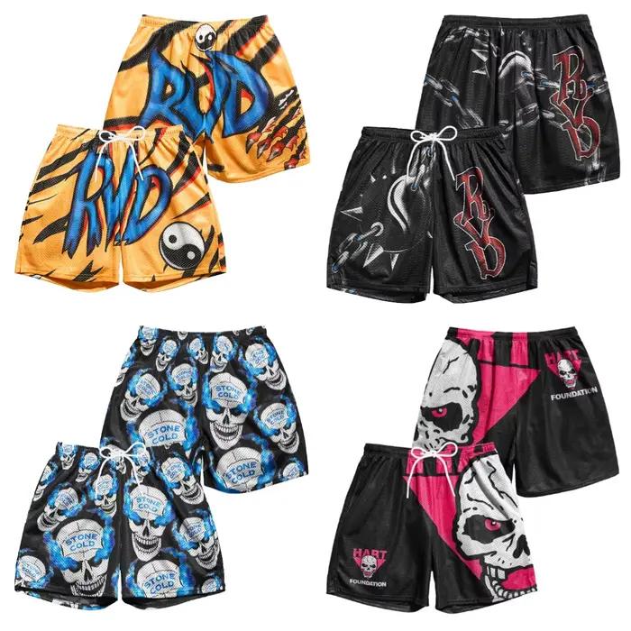 Short de lutte rétro en os de tigre, corde de traction, pour loisirs, vacances, plage, vie quotidien