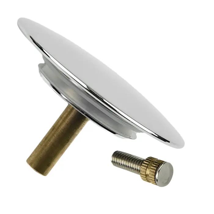 HOSink-Bouchon de Vidange Réglable pour Lavabo, Accessoire de 70mm, à Cliquer, avec Bouton Poussoir