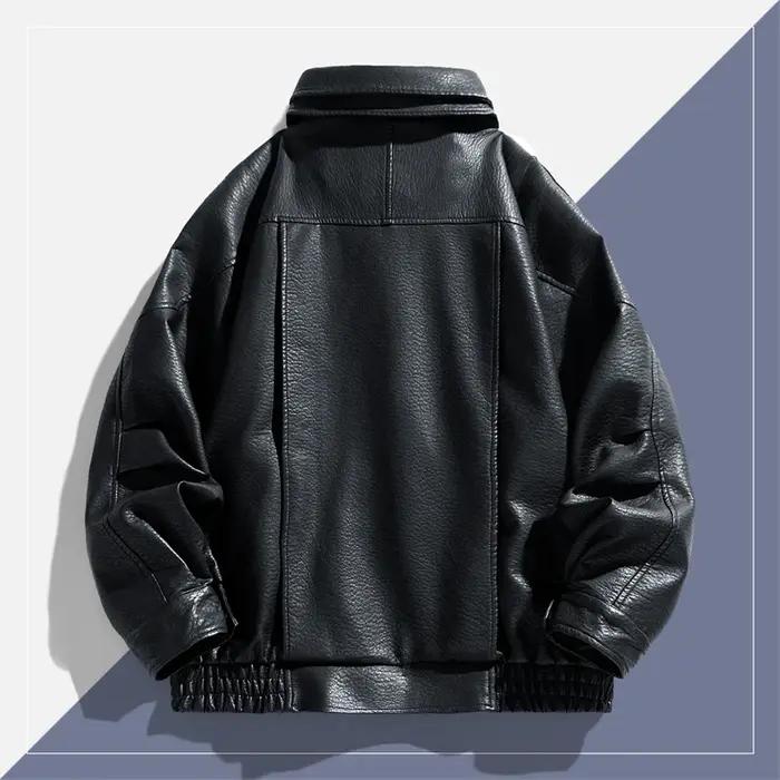 Veste d'extérieur en cuir respirant, coupe-vent, de haute qualité, confortable, multifonctionnelle,