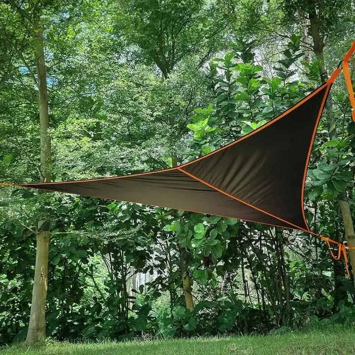 Chemise triangulaire de camping en plein air, anti-flexion, tissu Oxford, avec tendeur, 400x400x300c