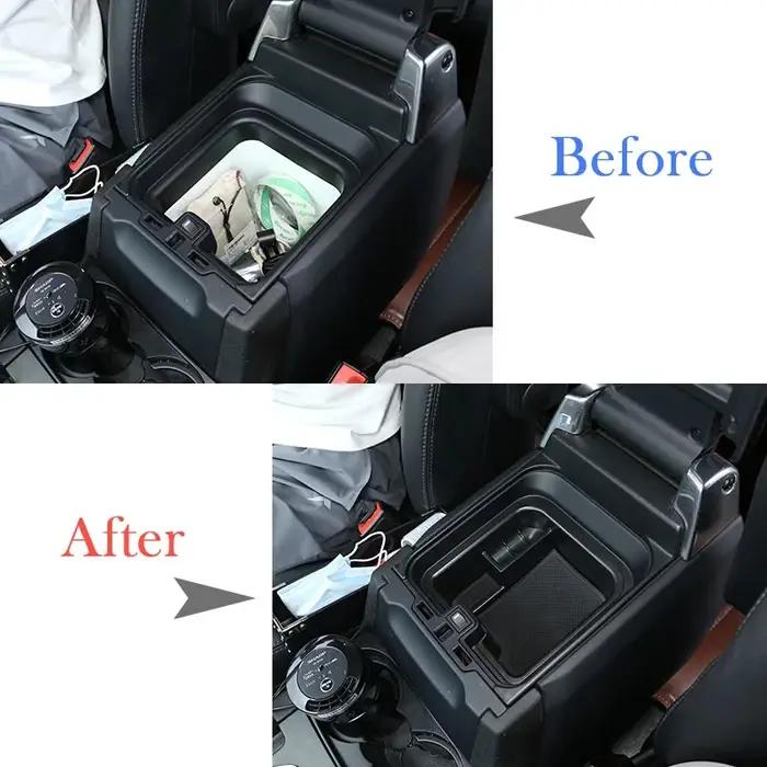 Accoudoir de Console centrale de voiture en plastique ABS, boîte de rangement pour Land Rover Discov