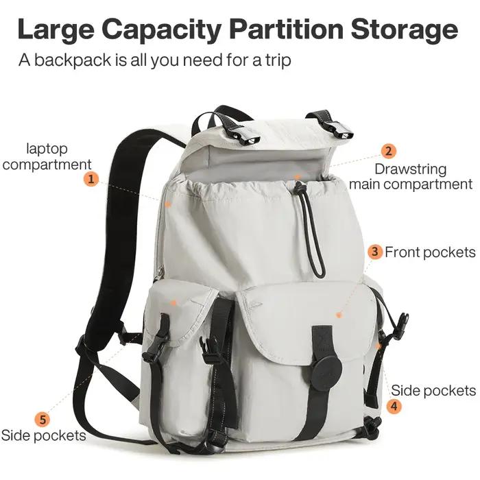 Mixi – sac à dos de voyage pour ordinateur portable de 18 pouces, approuvé par le vol, convient à un