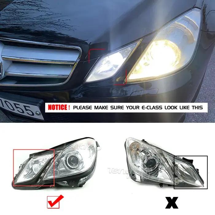 Xenon blanc LED Position de stationnement phares circuits imprimés lampe pour Mercedes Benz classe E