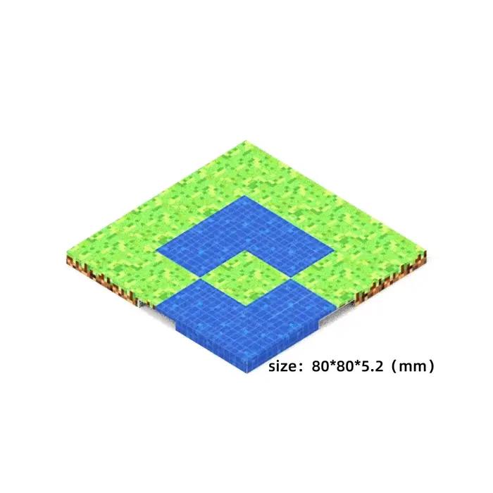 Plaque de base magnétique bloc de construction bloc magnétique variété match garçons et filles enfan