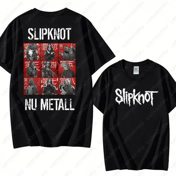 T-shirt vintage S-Slipknots Prepare for Hell Tour en coton noir, groupe de rock Heavy Metal, pour ho