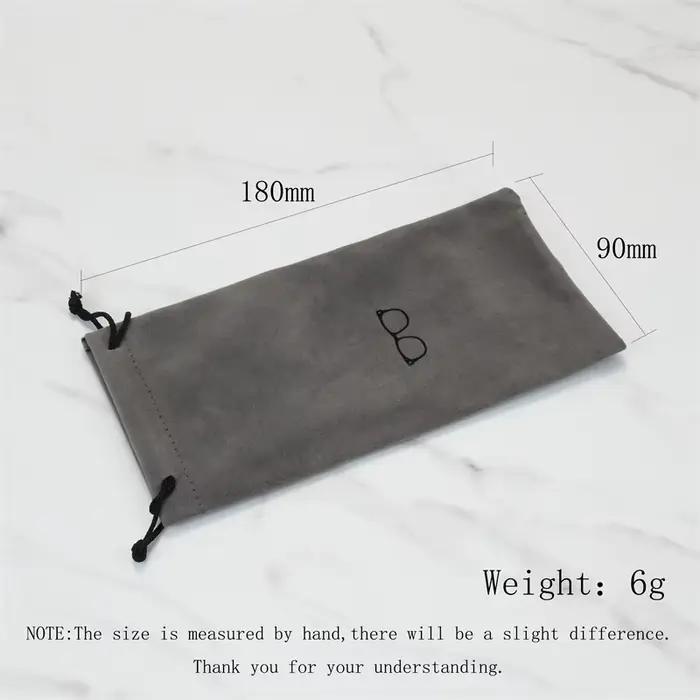 Étui à lunettes Portable à la mode, accessoires pour lunettes, sac à lunettes souple, sacs pour lune