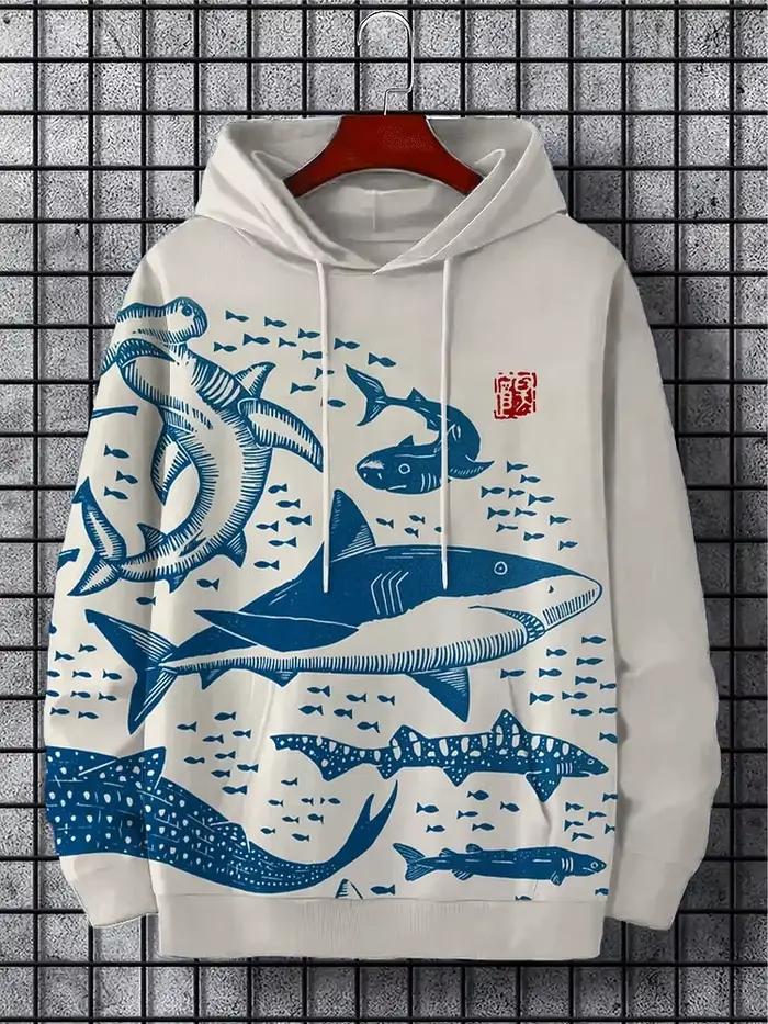 Sweat à capuche amusant pour hommes, mode japonaise Harajuku, décontracté y2k, automne et hiver, mot