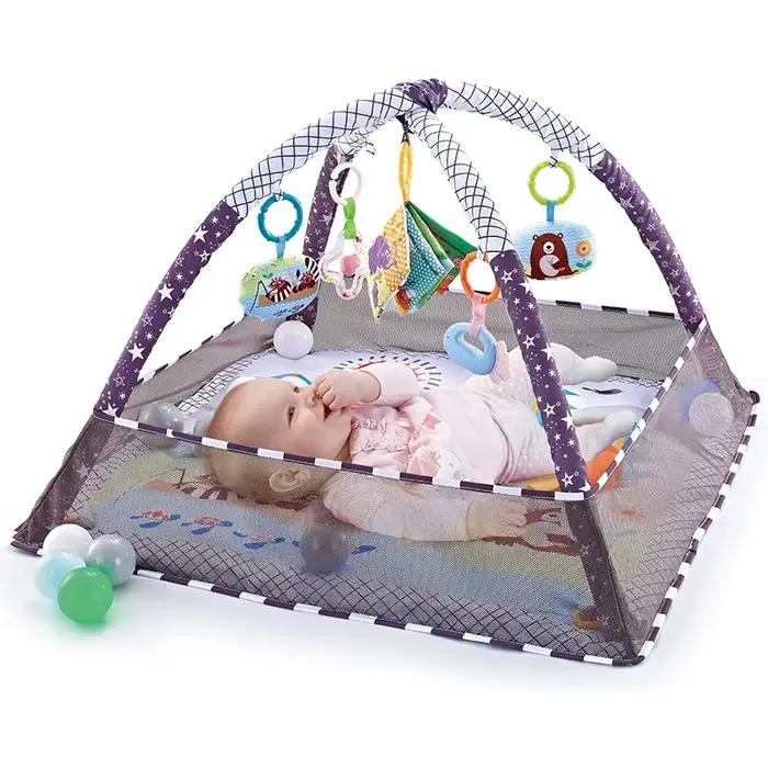 Tapis de jeu bébé gym activité - Cadre fitness nourrisson avec couverture rampante cadeau enfant
