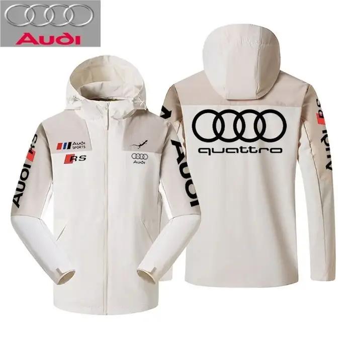 Vêtements de travail assistant de magasin Audi RS car 4S, veste de sport de haute qualité, veste cou