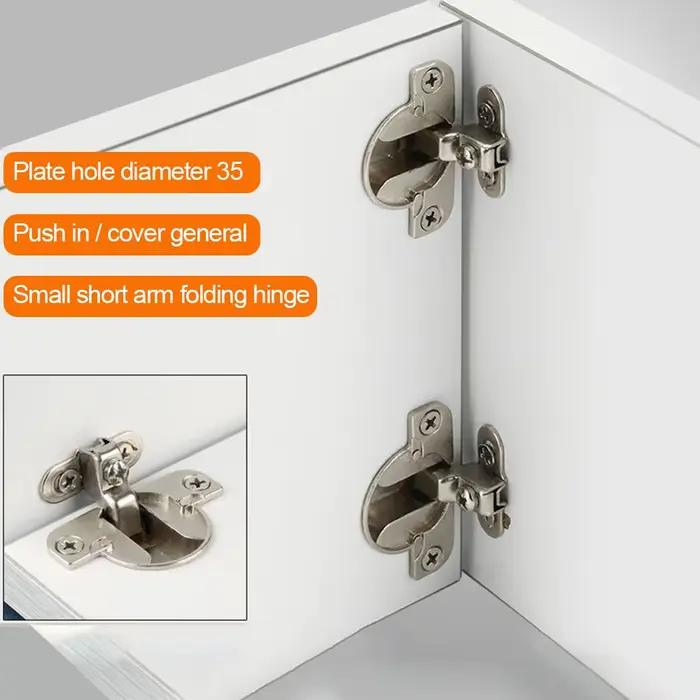 Charnières de meuble à ouverture dissimulée pour armoire bureau et meuble de rangement conception robuste installation simple et entretien facile