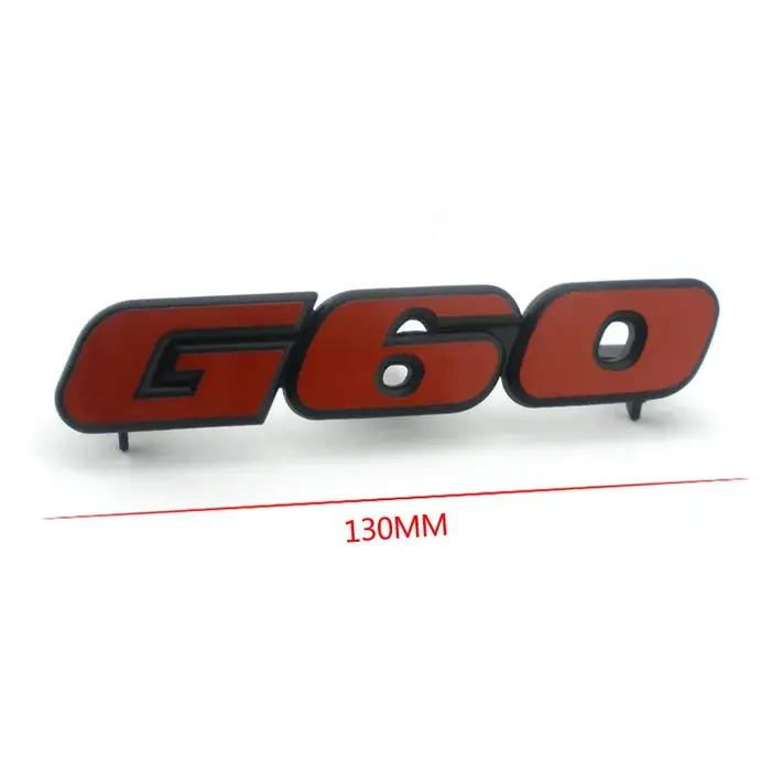 Autocollant rouge Corrado, logo Golf 2 Golf 3 35i, insigne G60, lettrage, emblème moteur, emblème de