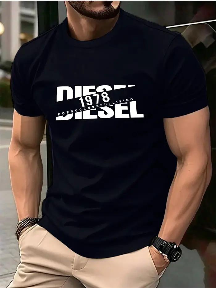 Nouveau t-shirt tendance pour homme, t-shirt noir, t-shirt d'été confortable, t-shirt à manches cour