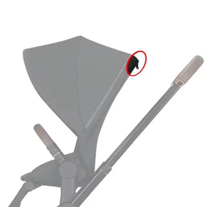 Ajusteur d'angle de dossier Bumosquito pour poussette Cybex Priam 2 et Balios S Lux - Accessoire pratique