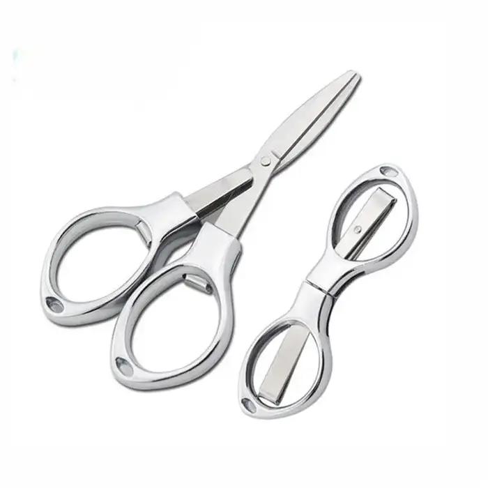 Ciseaux vintage pliables en acier inoxydable, coupe-tissu, broderie, tailleur mignon, fil, outils de