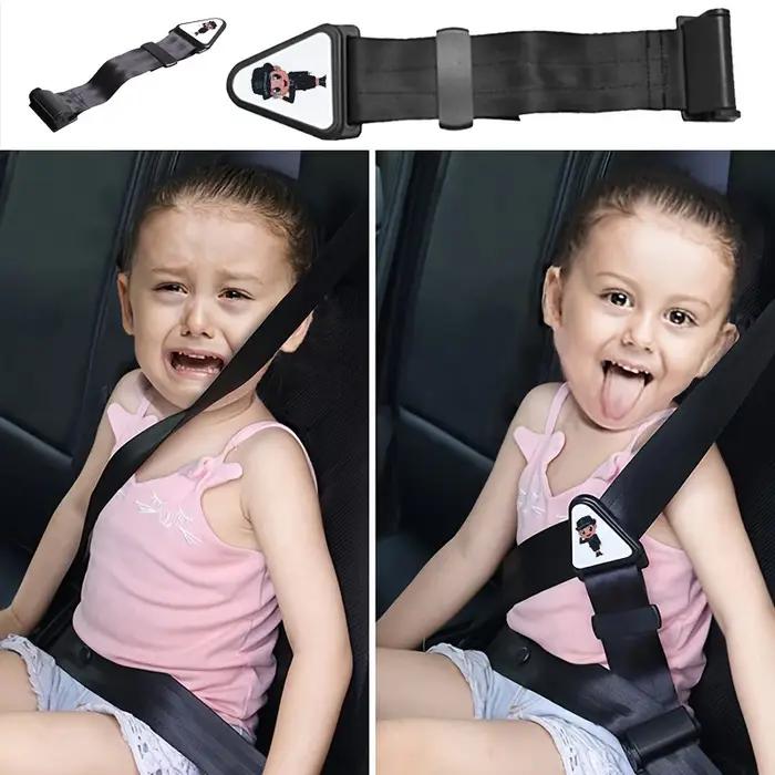 Ceinture de sécurité pour enfant en voiture sûre et confortable anti-étranglement facile à utiliser pour trajets quotidiens et voyages en famille