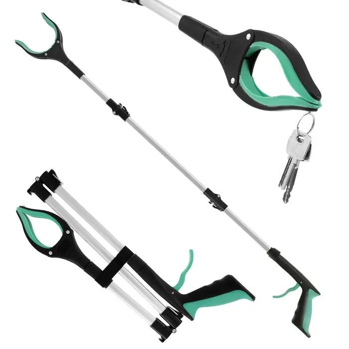Extension de pince pliable, outils manuels, lanceurs de litière, sélecteur de déchets portables et p