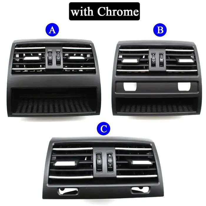 Grille d'aération de climatiseur de console arrière de voiture, assemblage de pièce d'invitation, BM