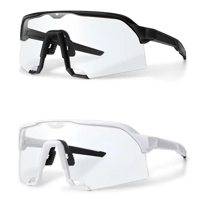 Lunettes de soleil photochromiques pour hommes et femmes, en plein air, vtt, vélo, cyclisme, course