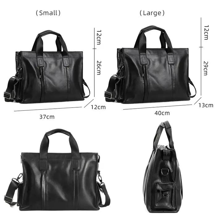 Design-Sac à Main en Cuir group de Vache pour Homme, Étui à Bombes, à la Mode, pour Ordinateur Porta