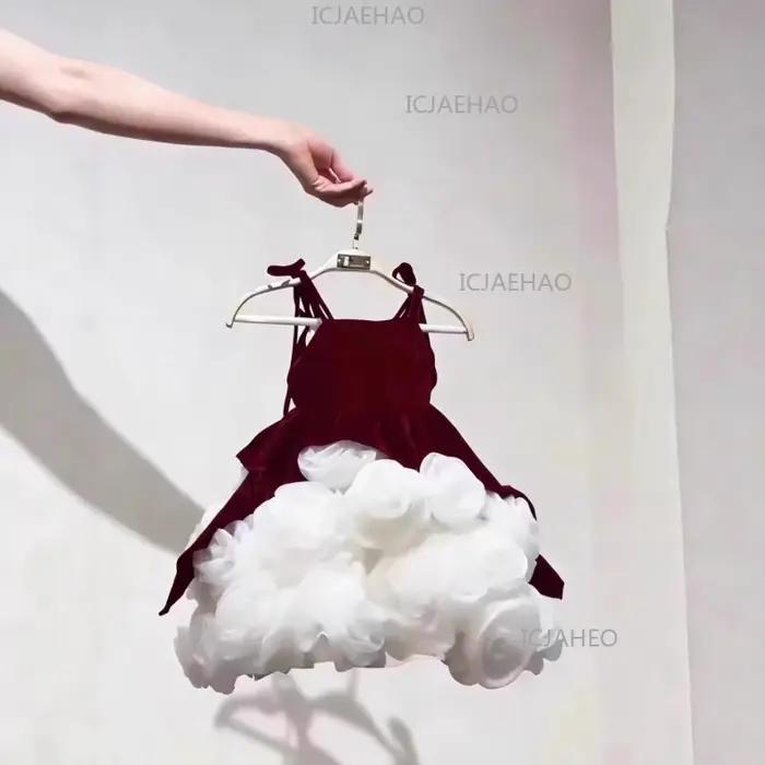 Nouvelle Robe de Princesse pour Petite Fille, Vêtements pour Filles, Robe sans Manches, Costume Form