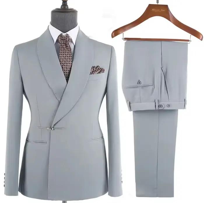 Costumes en corail pour hommes, nouvelle collection de haute qualité, élégant, boucle à dégagement l