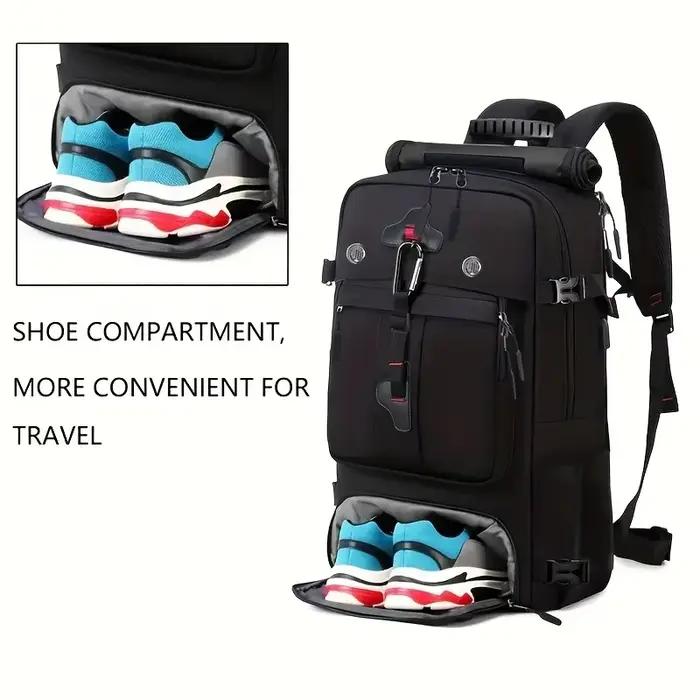 Sac à dos de voyage pour homme, sac à dos décontracté pour homme pour voyage, grand sac à dos de voy