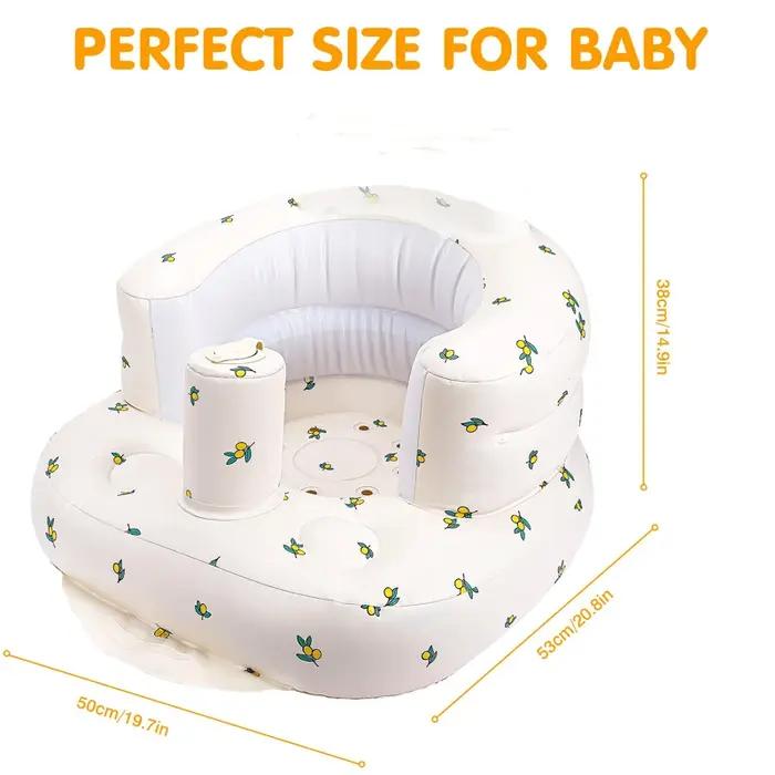 Canapé gonflable pour enfants, canapé gonflable pour bébés de 3 mois et plus, sièges pour bébés, gon