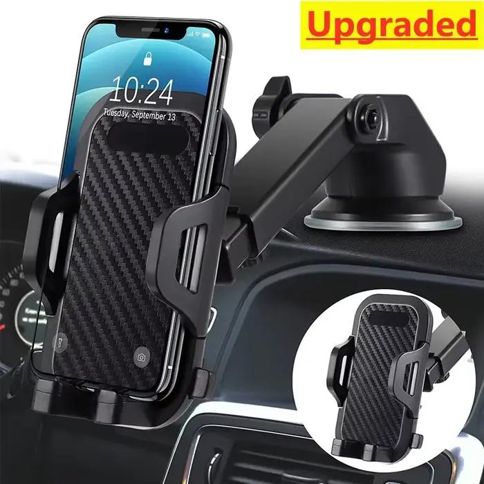 Support de téléphone de voiture 360° universel pour iPhone Samsung Huawei installation facile et rotation panoramique adapté aux conducteurs quotidiens et cadeau idéal