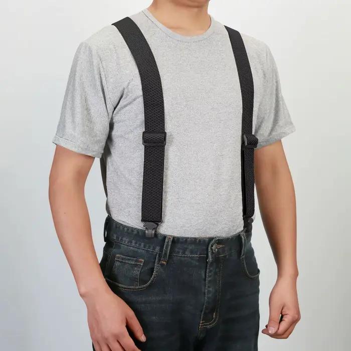 Bretelles de Surintendant artificiel astiques Réglables X-Back pour Homme, Bretelles de Travail RapD