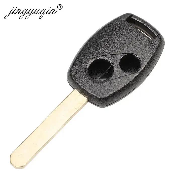 Jingyuqin 10 pièces/lot lame découpée 2/3/4 boutons coque de clé à distance housse FOB pour HONDA no