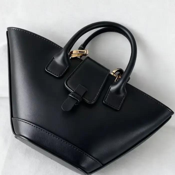 Sac à langer en cuir élégant et décontracté pour femme, grande capacité, texturé, style rétro origin
