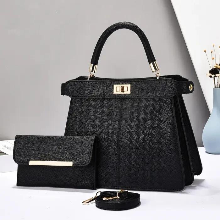 Sac à main en métal tendance pour femmes, sac mère-fille de couleur unie, sac bandoulière polyvalent