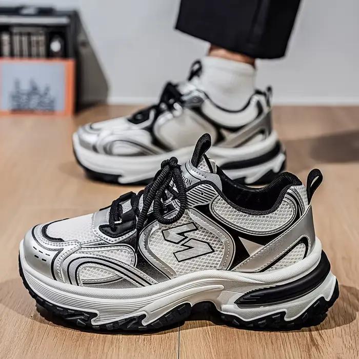 Chaussures de sport décontractées multifonctionnelles pour hommes, avec hauteur accrue à l'intérieur