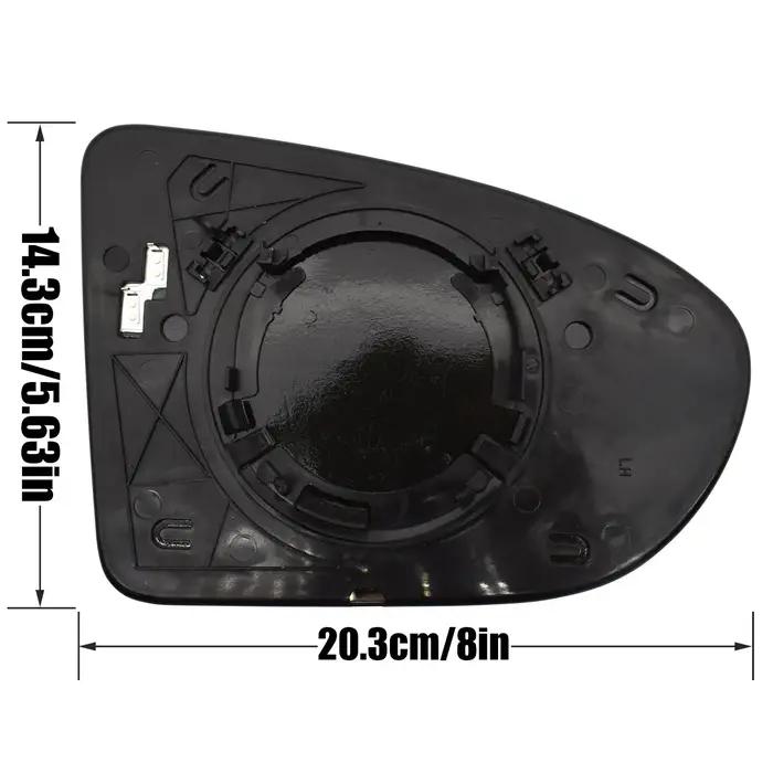 Rétroviseur Latéral de Porte Droite en Verre, pour Nissan Qashqai + 2 / Dualis J10 2007 - 2014