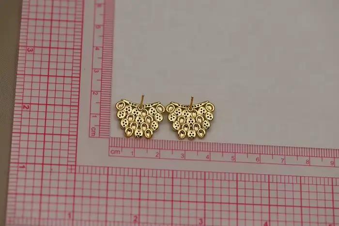 Boucles d'oreilles géométriques en cristal de luxe pour femmes, nouveau Design de vue, marque de mod