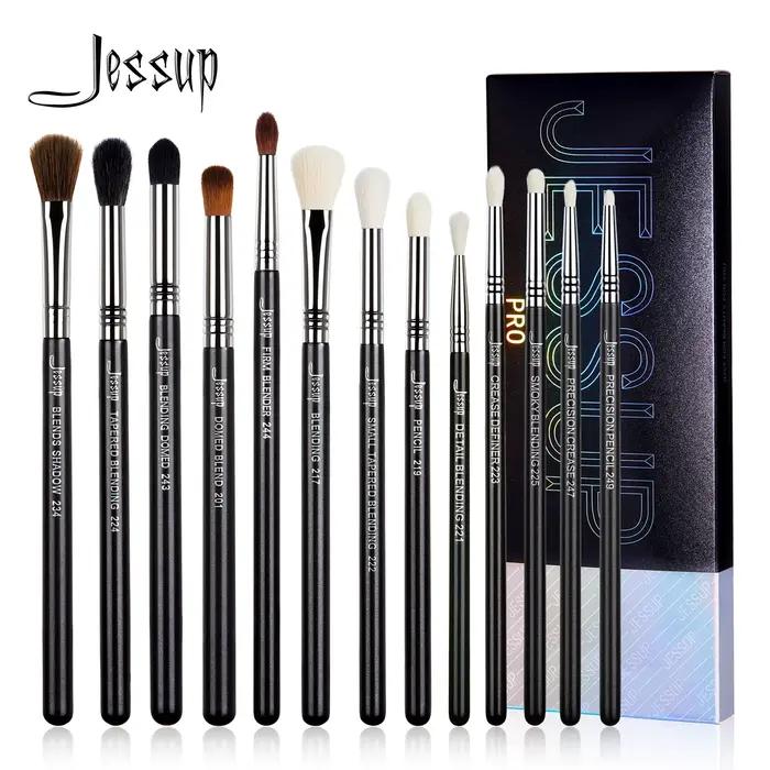 Jessup ensemble de pinceaux de maquillage pour les yeux pinceau de mélange professionnel pour les ye