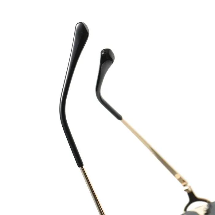 Lunettes carrées sans monture, tendance, en métal, de haute qualité, pour hommes et femmes, lunettes