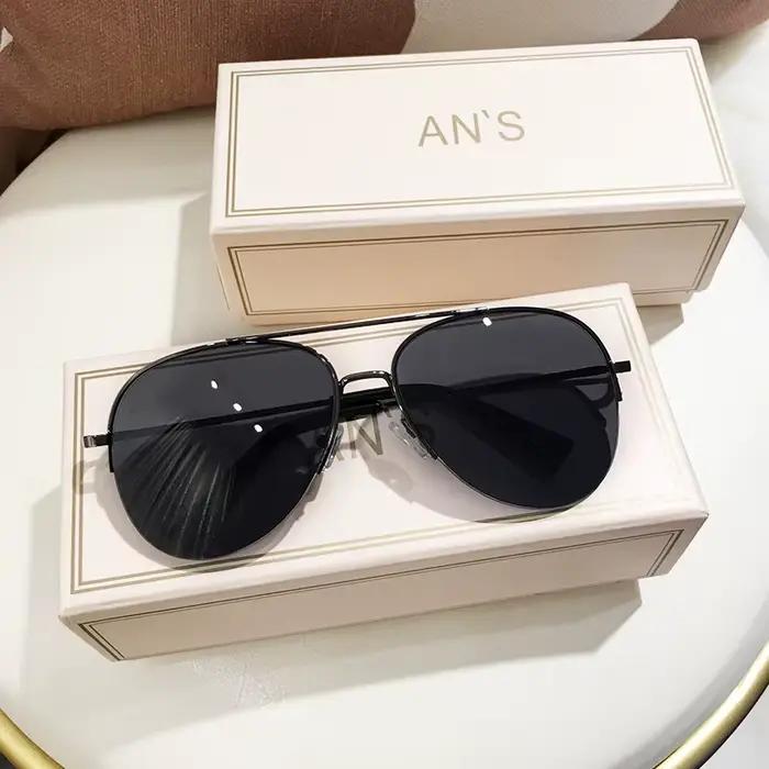 Nouveau Vintage pilote lunettes De soleil femmes hommes marque lunettes De soleil rondes femme lunet