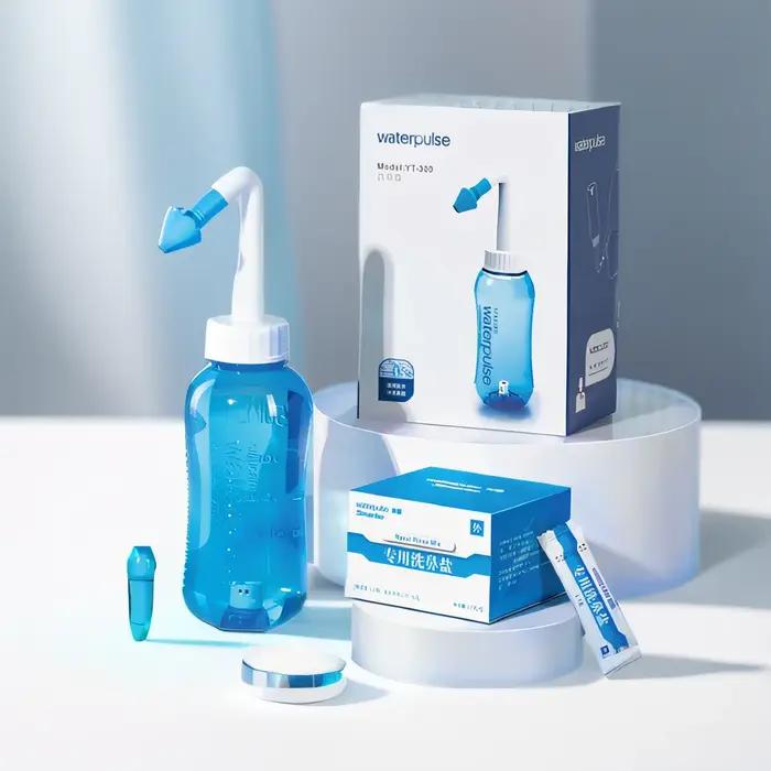 Irrigateur Nasal Waterpulse 300ml 500ml bouteille de rinçage Nasal nettoyant de lavage Nasal protect
