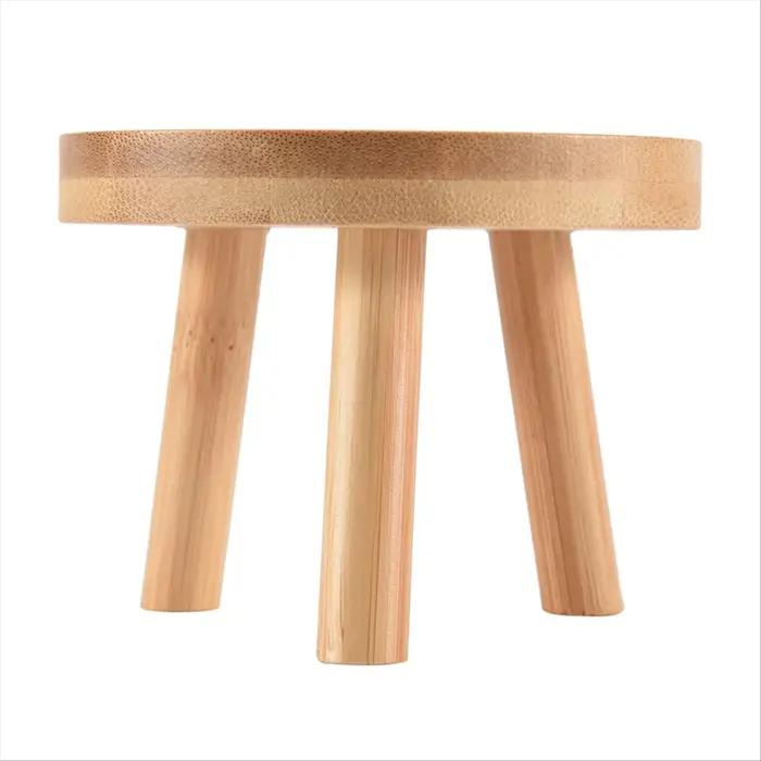 Support de plante en bois pour intérieur et extérieur, support de base de pot de fleur, tabouret hau
